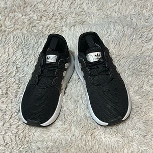 Adidas XPLR, black and iridescent